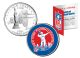 NEW YORK GIANTS - Retro Logo - NY Quarter US Colorized Coin Football NFL - Officially Licensed
