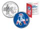 NEW ENGLAND PATRIOTS - Retro Logo - Massachusetts Quarter US Colorized Coin Football NFL - Officially Licensed