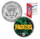 GREEN BAY PACKERS Field JFK Kennedy Half Dollar US Colorized Coin - NFL Licensed