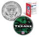 HOUSTON TEXANS Field JFK Kennedy Half Dollar US Colorized Coin - NFL Licensed