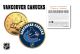 VANCOUVER CANUCKS NHL Hockey 24K Gold Plated Canadian Quarter Colorized Coin - Officially Licensed
