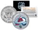 COLORADO AVALANCHE NHL Hockey JFK Kennedy Half Dollar U.S. Coin - Officially Licensed