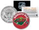 MINNESOTA WILD NHL Hockey JFK Kennedy Half Dollar U.S. Coin - Officially Licensed