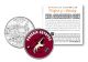 PHOENIX COYOTES NHL Hockey Arizona Statehood Quarter U.S. Colorized Coin - Officially Licensed