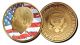 Lot of 4 BARACK OBAMA 2009 Commemorative Coin 24K Gold Plated plus 44-Card Set