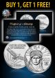 ONE TRILLION DOLLAR PROOF COIN Platinum Plated - BUY 1 GET 1 FREE - bogo