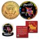 2021 Chinese New Year * YEAR OF THE OX * 24K Gold Plated JFK Kennedy Half Dollar U.S. Coin - PolyChrome