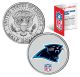 CAROLINA PANTHERS NFL JFK Kennedy Half Dollar US Colorized Coin - Officially Licensed