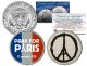 PRAY FOR PARIS Colorized 2015 JFK Half Dollar U.S. 2-Coin Set - WORLD PEACE France