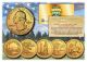2013 America The Beautiful 24K GOLD PLATED Quarters U.S. Parks 5-Coin Set with Capsules