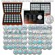 COMPLETE SET of ALL 56 America the Beautiful Parks and National Sites U.S. Quarters Coin Set (2010 thru 2021) * HOLOGRAM * in Premium Cherry Wood Display Box