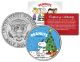 Peanuts " Snoopy with Christmas Tree " JFK Kennedy Half Dollar U.S. Coin - Officially Licensed