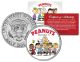 Peanuts " Original Gang w/ Franklin " JFK Kennedy Half Dollar U.S. Coin - Officially Licensed