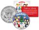 Peanuts Gang CHRISTMAS TREE CAROLERS JFK Half Dollar Coin CHARLIE BROWN & SNOOPY - Officially Licensed