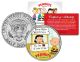 Peanuts VALENTINE'S " Charlie Brown & Lucy " JFK Half Dollar US Coin - Officially Licensed