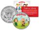 Peanuts VALENTINE'S " Charlie Brown & Peppermint Patty " JFK Half Dollar US Coin - Officially Licensed