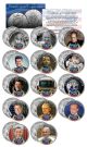 PERSON OF THE YEAR - Colorized JFK Half Dollar U.S. 14-Coin Set