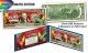 Lot of 25 - 2017 Chinese New Year * YEAR OF THE ROOSTER * POLYCROMATIC 8 COLORIZED ROOSTER’S Genuine Legal Tender U.S. $2 BILL - $2 Lucky Money with Blue Folio