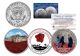 TOWER OF LONDON REMEMBERS THE FIRST WORLD WAR - Colorized JFK Kennedy Half Dollar U.S. 3-Coin Set