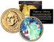 COLORIZED 2007 Washington Presidential $1 Dollar U.S. Coin with HOLOGRAM Liberty