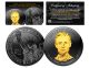 Black RUTHENIUM 2010 Abraham Lincoln Presidential $1 Dollar U.S. Coin with 24K Gold Clad Lincoln Portrait