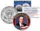 GEORGE HW BUSH President - 1989-1993 - JFK Kennedy Half Dollar Colorized US Coin