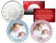 PRINCE GEORGE & PRINCESS CHARLOTTE Set of 2 Royal Canadian Mint Medallion Coins
