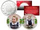 PRINCE GEORGE - 2014 CHRISTMAS - Set of 2 Royal Canadian Mint Medallion Coins