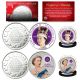 QUEEN ELIZABETH II 2022 Platinum Jubilee Official Set of 2 Royal Canadian Mint Medallion Coins