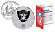 OAKLAND RAIDERS NFL California US Statehood Quarter Colorized Coin  - Officially Licensed