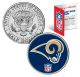 ST. LOUIS RAMS NFL JFK Kennedy Half Dollar US Colorized Coin - Officially Licensed