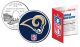 ST. LOUIS RAMS NFL Missouri US Statehood Quarter Colorized Coin  - Officially Licensed