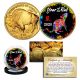 2020 Chinese New Year * YEAR OF THE RAT * 24 Karat Gold Plated $50 American Gold Buffalo Indian Tribute Coin - PolyChrome