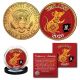 2020 Chinese New Year * YEAR OF THE RAT * 24K Gold Plated JFK Kennedy Half Dollar U.S. Coin