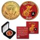 2020 Chinese New Year * YEAR OF THE RAT * 24K Gold Plated JFK Kennedy Half Dollar Coin with DELUXE BOX