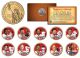 2007 BOSTON RED SOX CHAMPIONS Presidential $1 Dollar U.S. Colorized 10-Coin Set - Officially Licensed