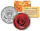 ROSE FLOWER JFK Kennedy Half Dollar U.S. Colorized Coin