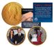 ROYAL WEDDING - Prince William & Kate - British Half Penny 24K Gold 2-Coin Set