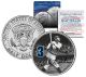 Babe Ruth " Hitting " JFK Kennedy Half Dollar US Colorized Coin - Officially Licensed