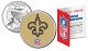 NEW ORLEANS SAINTS NFL Louisiana US Statehood Quarter Colorized Coin  - Officially Licensed