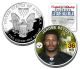 JEROME BETTIS 2006 American Silver Eagle Dollar 1 oz US Colorized Coin STEELERS - Officially Licensed