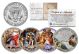 MICHELANGELO SISTINE CHAPEL - Colorized JFK Kennedy Half Dollar U.S. 4-Coin Set