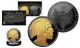 INDIAN HEAD SKULL 1 oz Copper Medallion Coin BLACK RUTHENIUM with 24K Gold Skull Head - Snakes of America