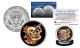 SKULL Genuine Legal Tender JFK Kennedy Half Dollar U.S. Coin - Tattoo Roses
