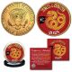 2025 Chinese New Year * YEAR OF THE SNAKE * 24K Gold Plated JFK Kennedy Half Dollar U.S. Coin