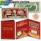 2025 Chinese New Year * YEAR OF THE SNAKE * POLYCHROMATIC 8 COLORIZED SNAKES U.S. $2 BILL in Large Collectors Folio Display