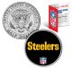 PITTSBURGH STEELERS NFL JFK Kennedy Half Dollar US Colorized Coin - Officially Licensed