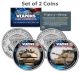 U.S. WEAPONS ARSENAL - Tanks - JFK Kennedy Half Dollars US 2-Coin Set
