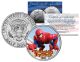 SPIDER-MAN BALLOON 2002 Macy's THANKSGIVING DAY PARADE - Colorized 2014 JFK Kennedy Half Dollar U.S. Coin