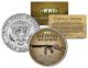 THOMPSON SUBMACHINE GUN - WWII Infantry Weapons - JFK Half Dollar U.S. Coin